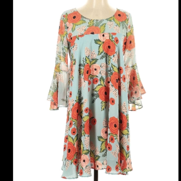 Paper Crown + Rifle Paper Co Poppy Dress - Picture 1 of 7